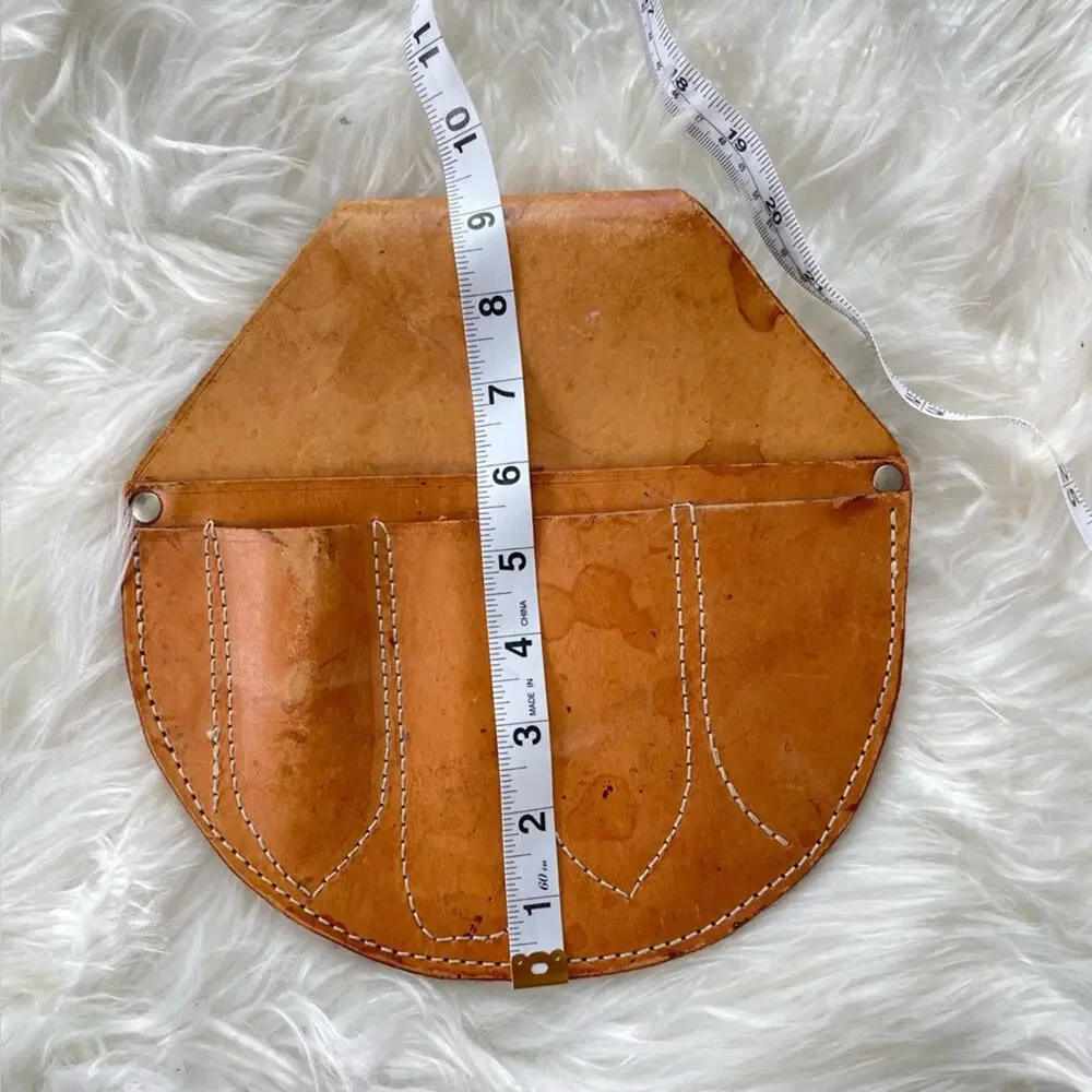 Vintage | Leather Craftsman Top Grain Tool Pouch Knife Holder Belt Attachment
